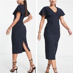 chinese dress ladies Rent ASOS Design Tulle One Shoulder Maxi